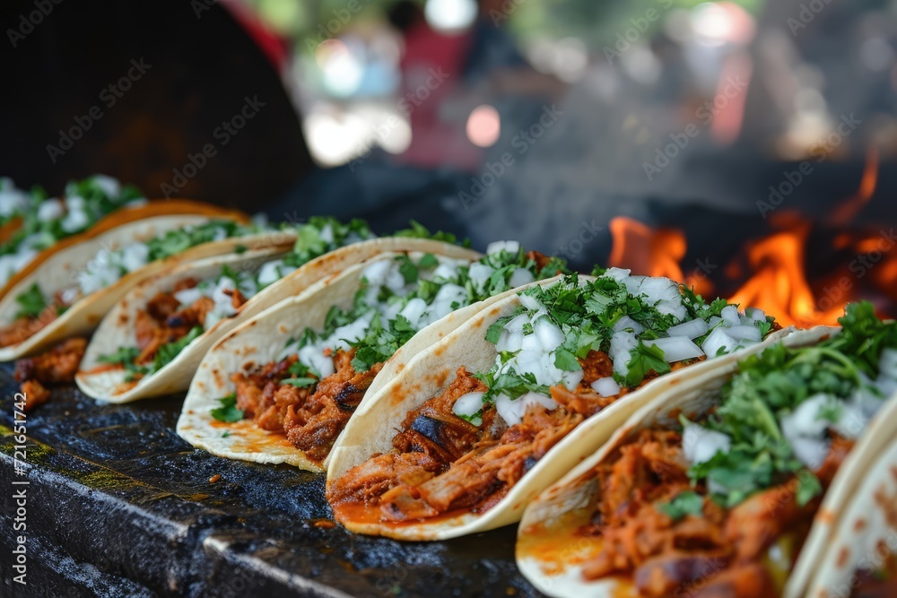 san miguel culinary fiesta immerse yourself in the festive atmosphere as talented chefs hand press masa dough, fill tacos with slow cooked carnitas, onions, and cilantro in san miguel de allende
